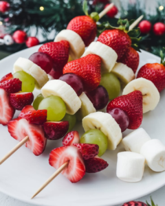 Festive Holiday Fruit Kabobs