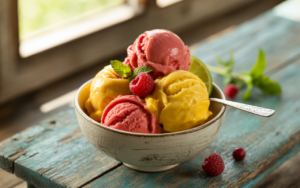 Homemade Fruity Sorbet