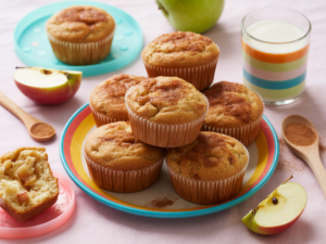 Cinnamon Applesauce Muffins