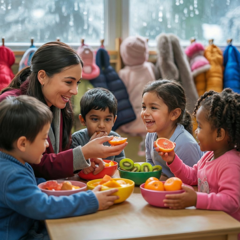 Care at the Table: Winter Comfort, Routine, and Wellness in Child Care