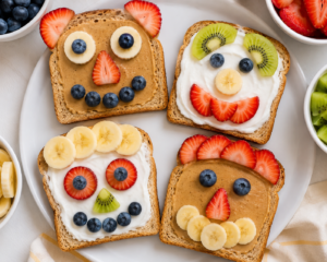 Breakfast Toast Faces